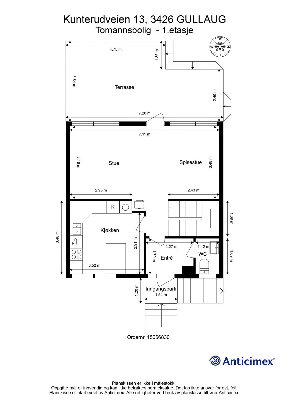 Plantegning - 1. etasje Galleribilde