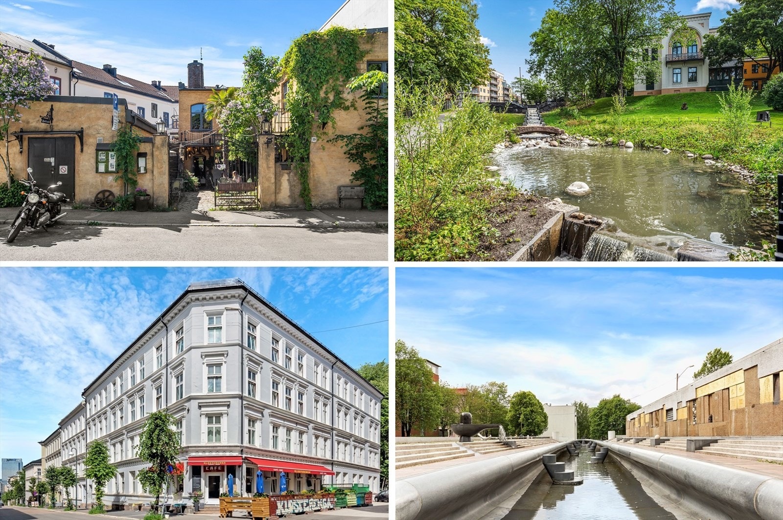 Kort vei til Smia restaurant og flere andre serveringssteder i nærområdet. Gjennom flotte Klosterenga park tar du deg rask ned til sentrum. Det er også kort vei til Bjørvika og fjorden. Galleribilde