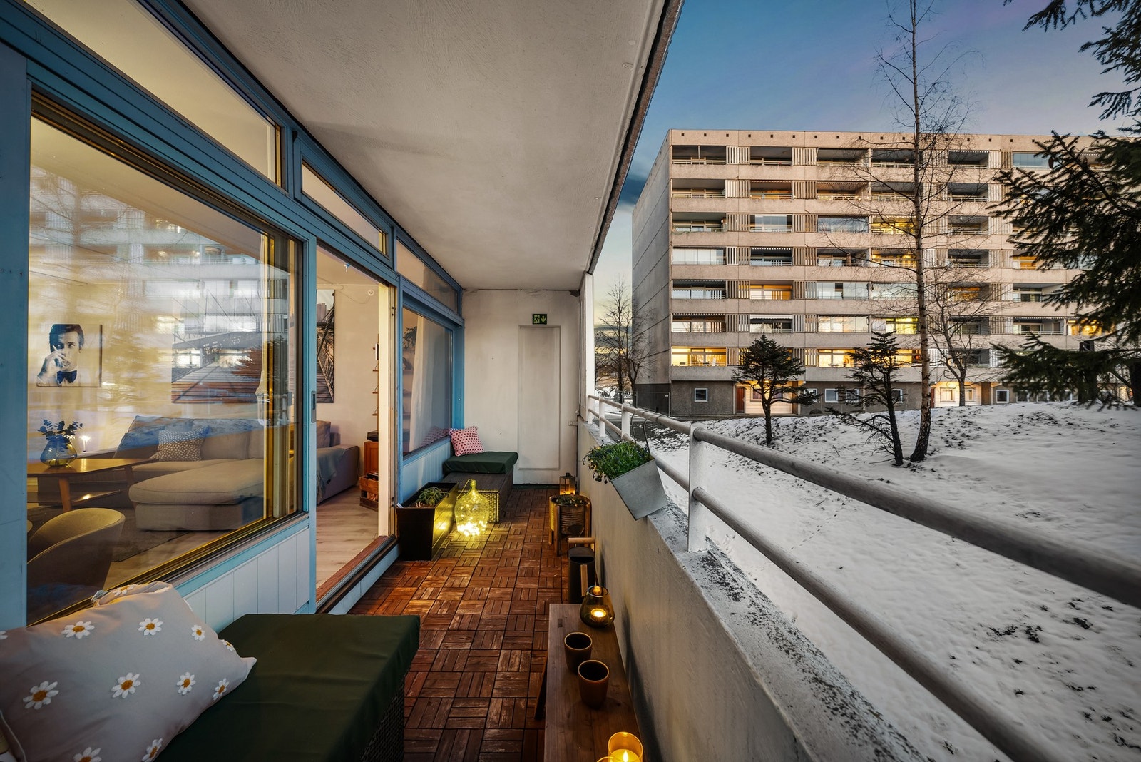 Flott balkong med plass til det du trenger! Galleribilde