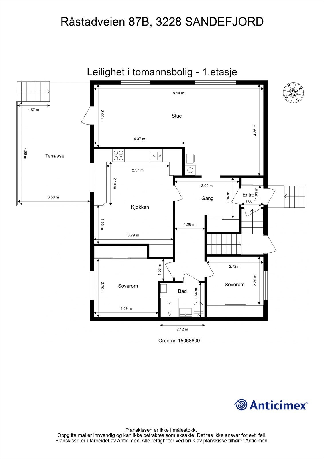 Plantegning 1.etasje. Galleribilde