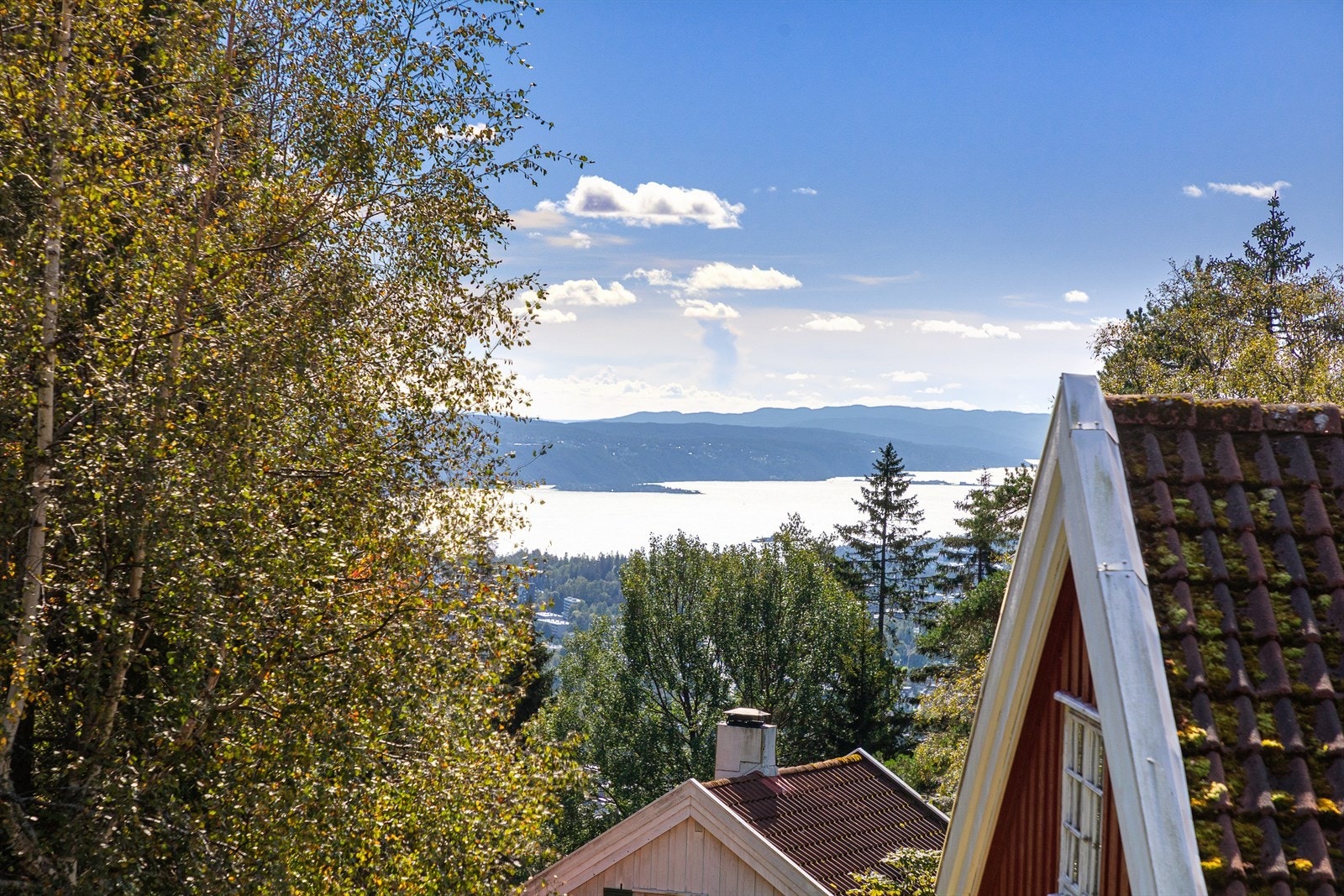 Utsikt mot innseilingen til Oslo. Galleribilde