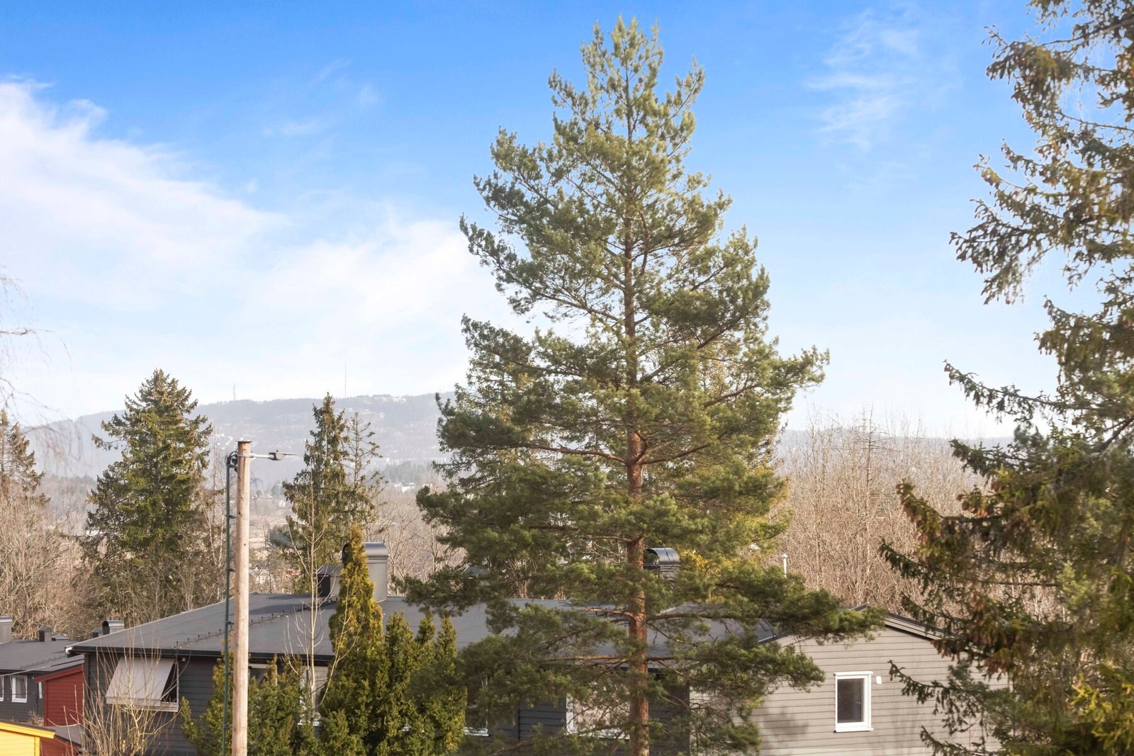 Utsikt fra soverommet. Galleribilde