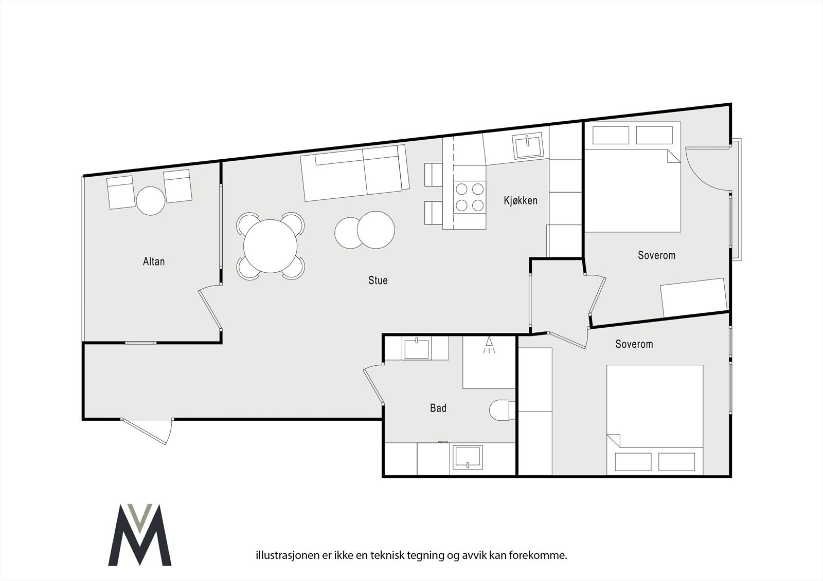 Planløsningen. Galleribilde