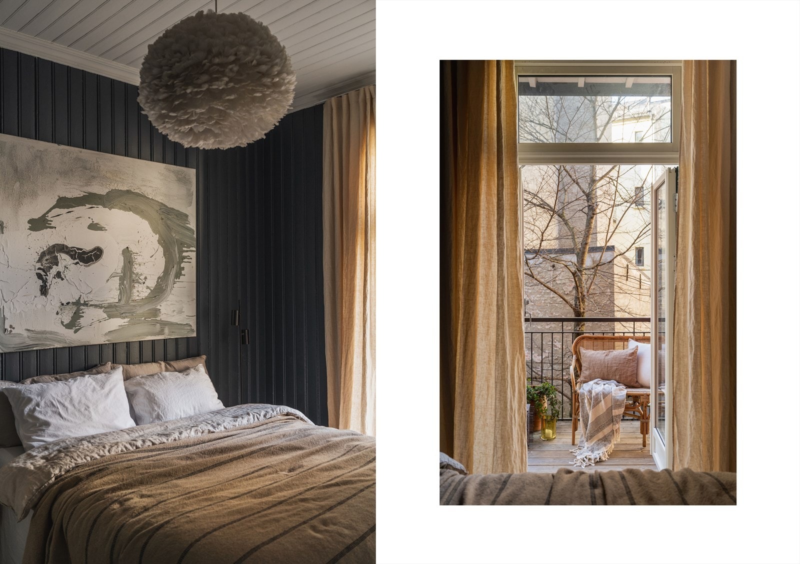 Begge soverommene er vendt mot rolig gårdsrom Galleribilde