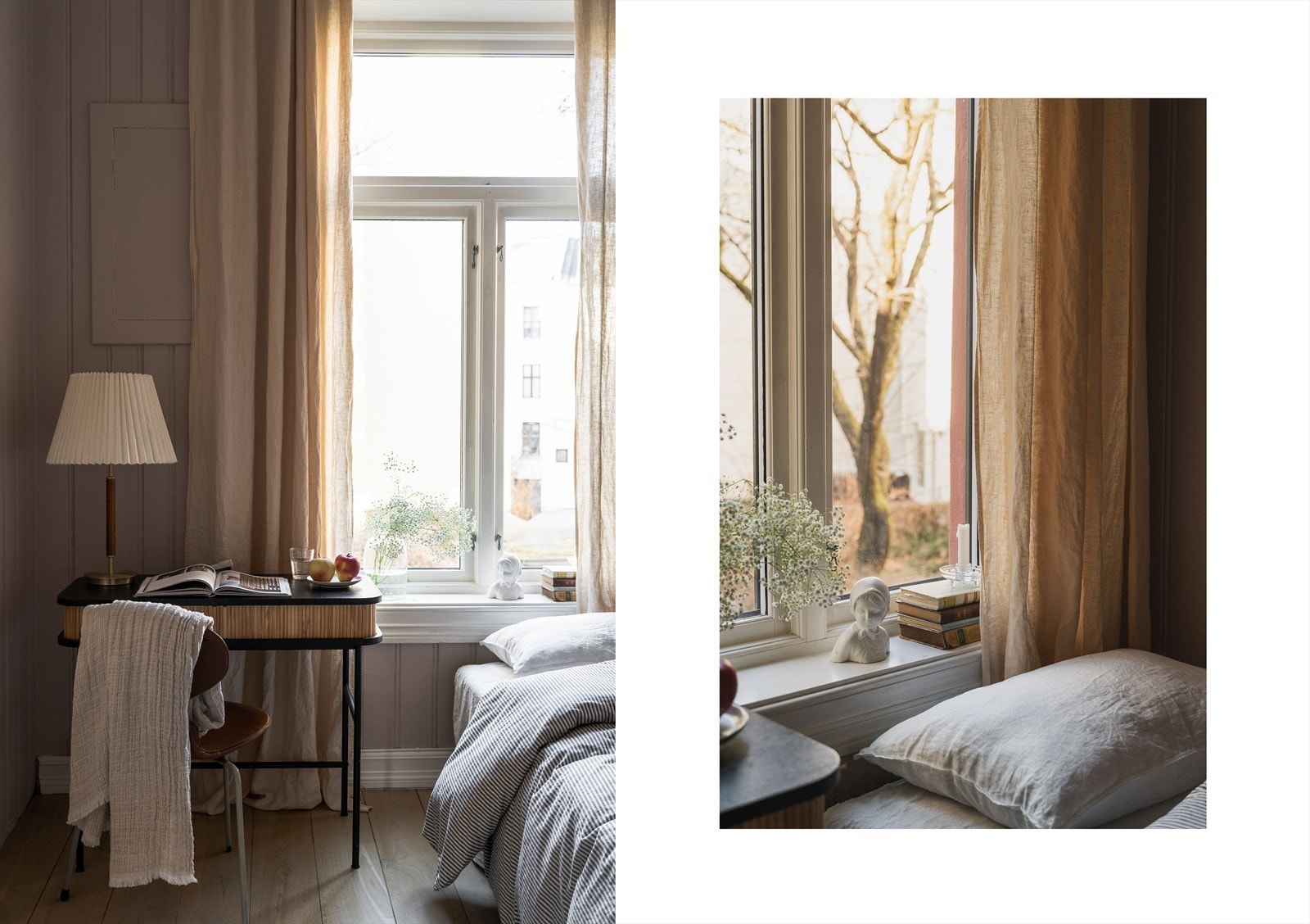 Begge soverommene er vendt mot rolig gårdsrom Galleribilde