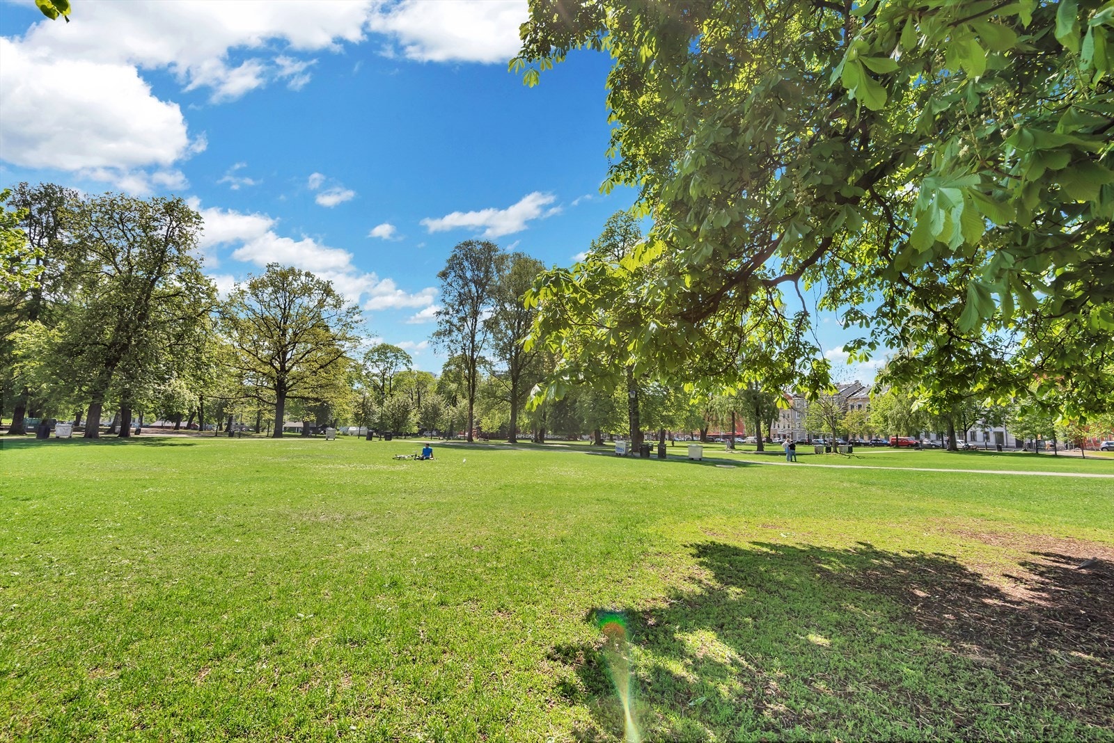 Her kan du nyte solfylte dager og et levende byliv Galleribilde