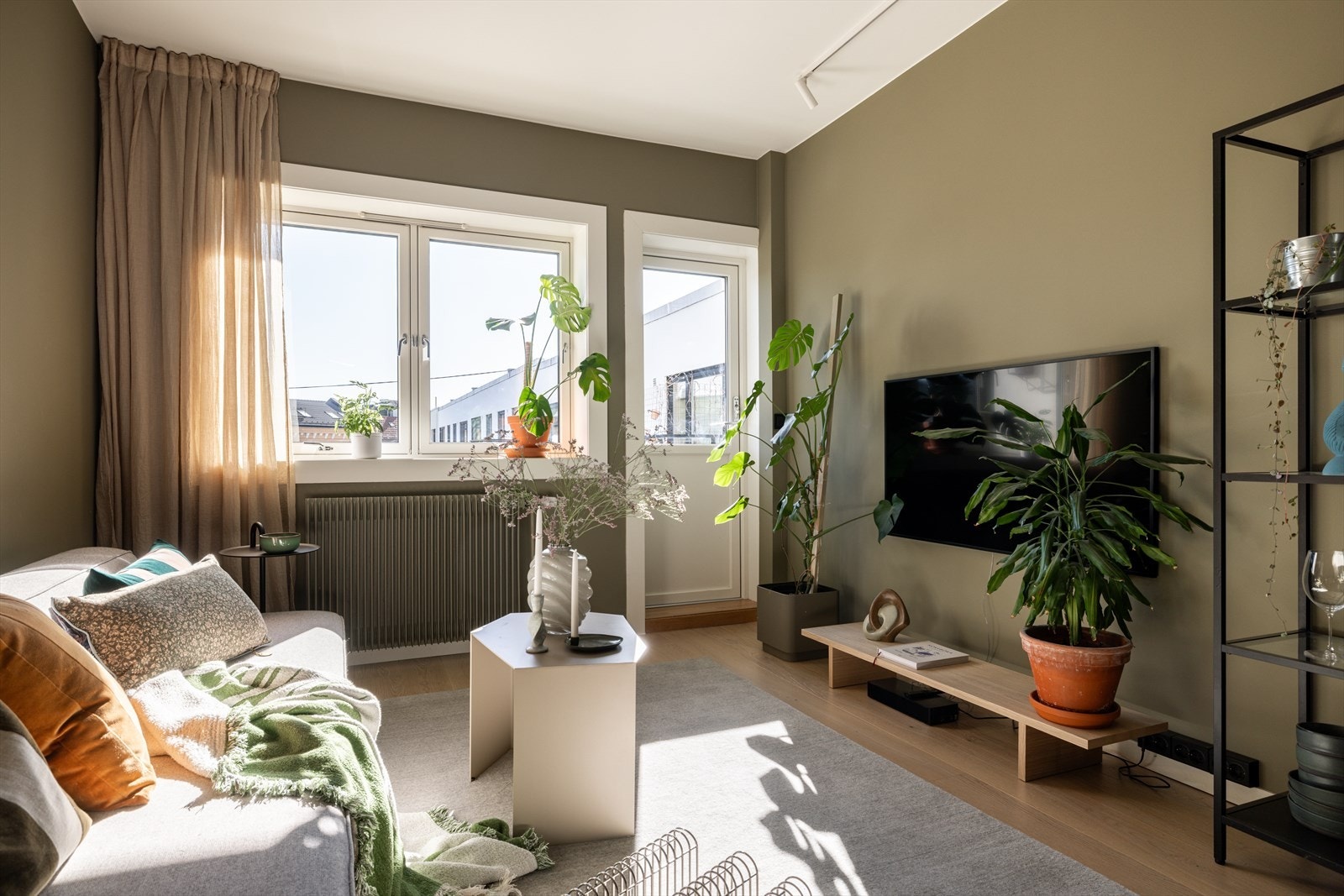 Fyring og varmtvann er inkludert i felleskostnadene. Galleribilde