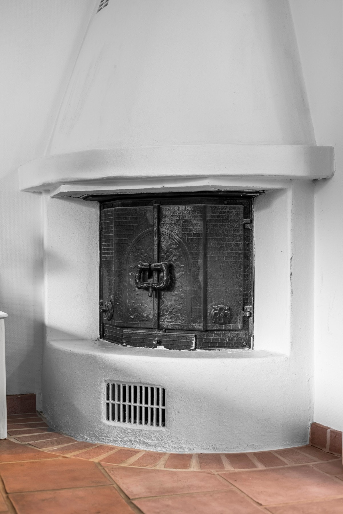 Peis på soverommet i underetasjen Galleribilde