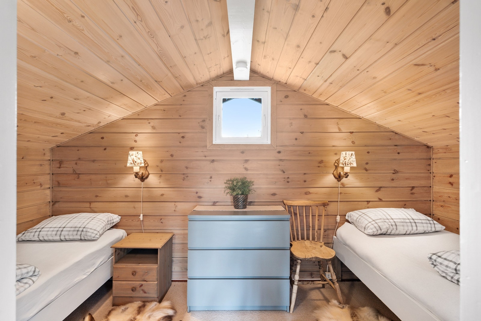 Soveplass i utbygget. Galleribilde