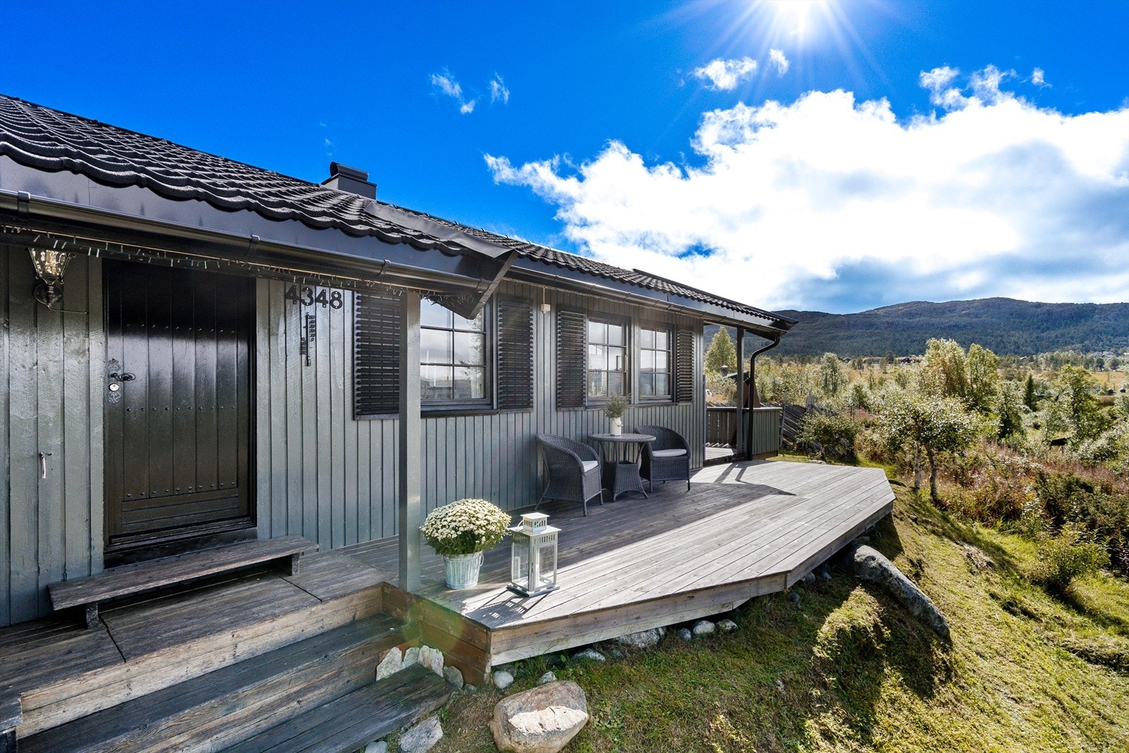 Flere solrike uteplasser. Galleribilde