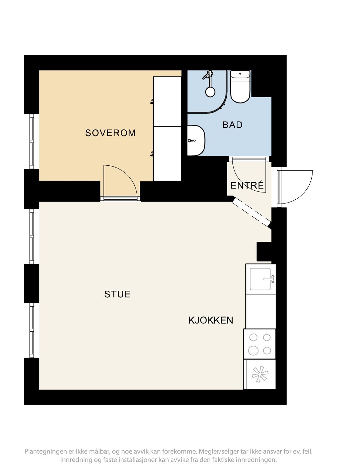 Plantegning Galleribilde