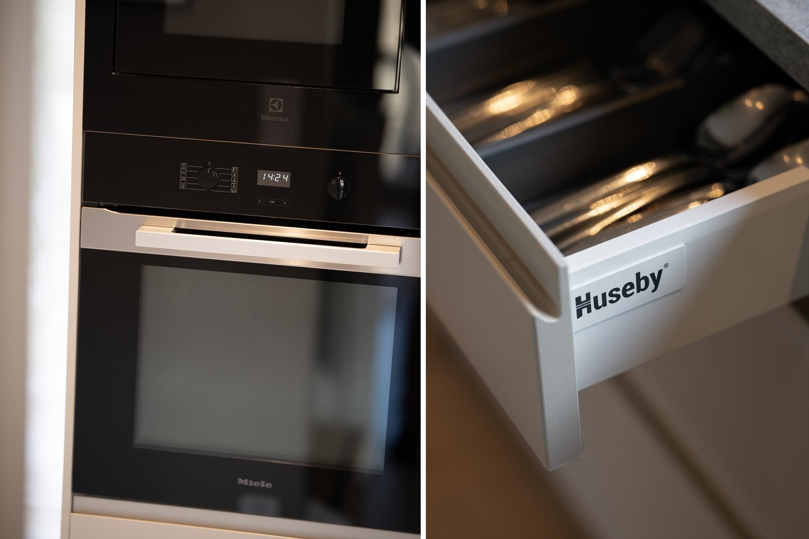 Lekkert designkjøkken fra Huseby Galleribilde