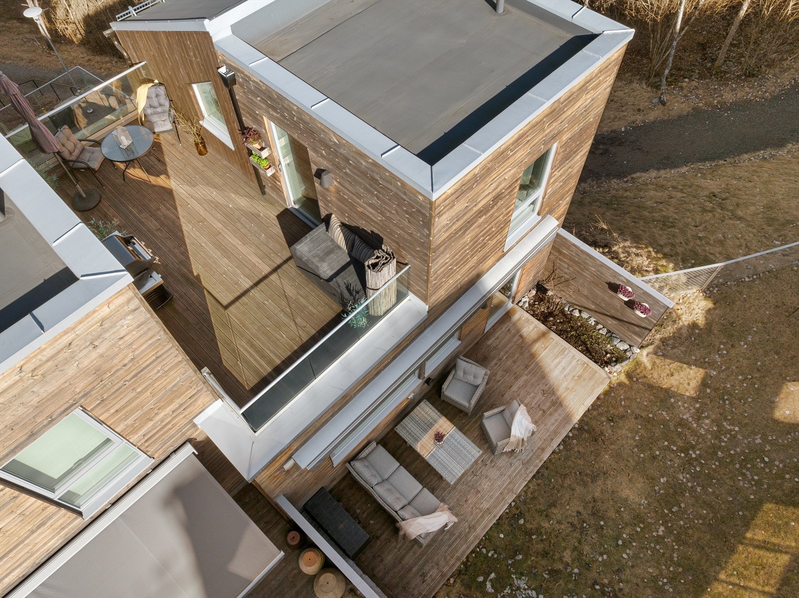 Boligen stod ferdig i 2020 og har fått tilstandsgrad 1 i nylig utført tilstandsrapport. Galleribilde