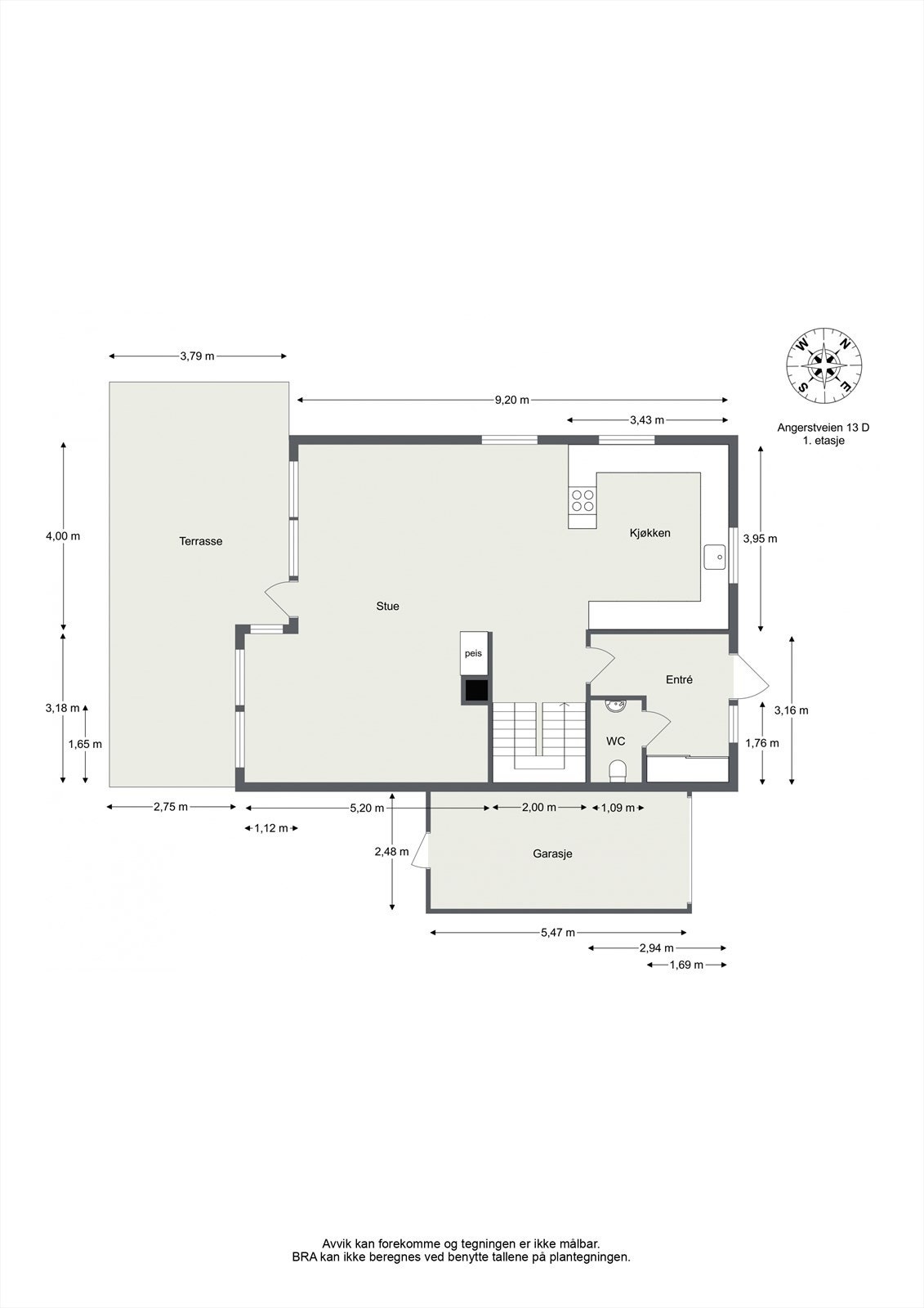 Angerstveien 13D - 1. etg. Galleribilde