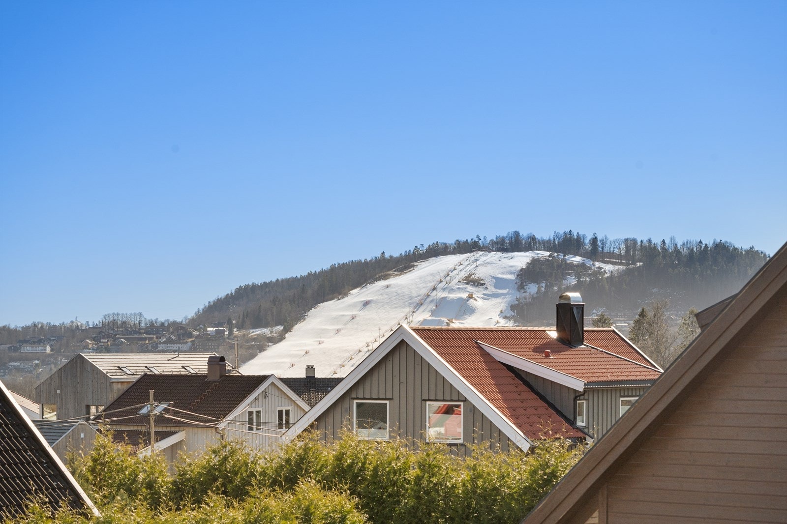 Utsikt mot Kirkerudbakken. Galleribilde