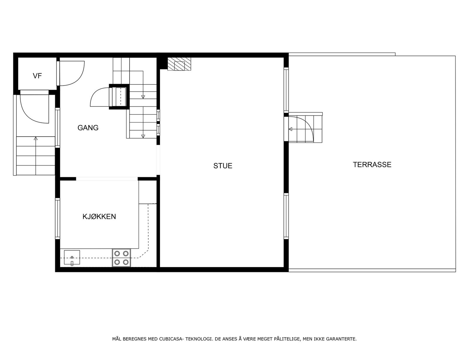 Plantegning hovedplan Galleribilde