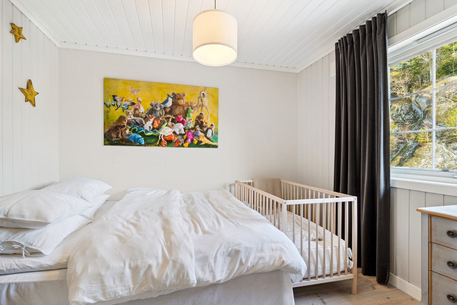 Dette soverommet brukes i dag som gjesterom / barnerom, kan også brukes som kontor - alt etter ønske og behov Galleribilde