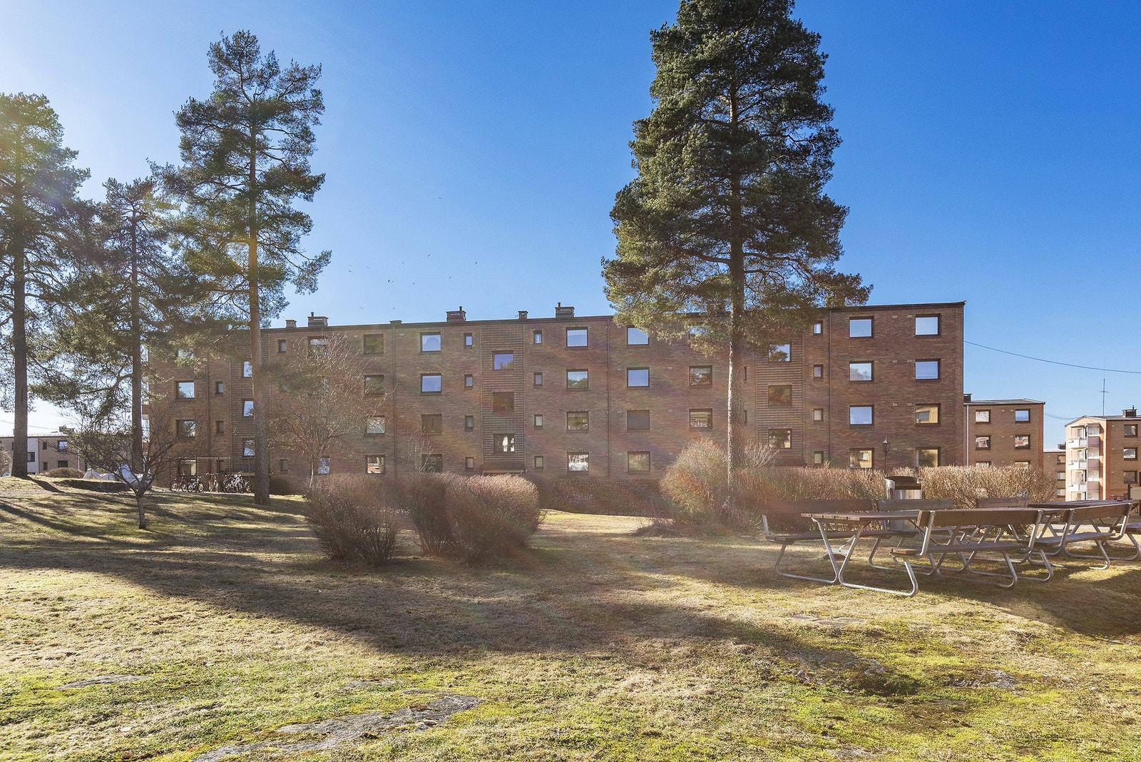 Området er pent opparbeidet Galleribilde