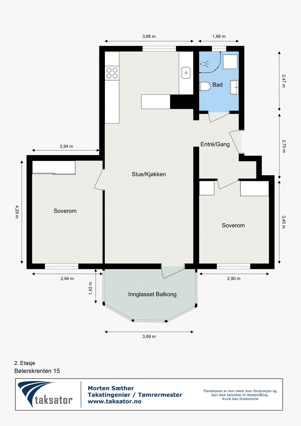 Planskisse. Galleribilde