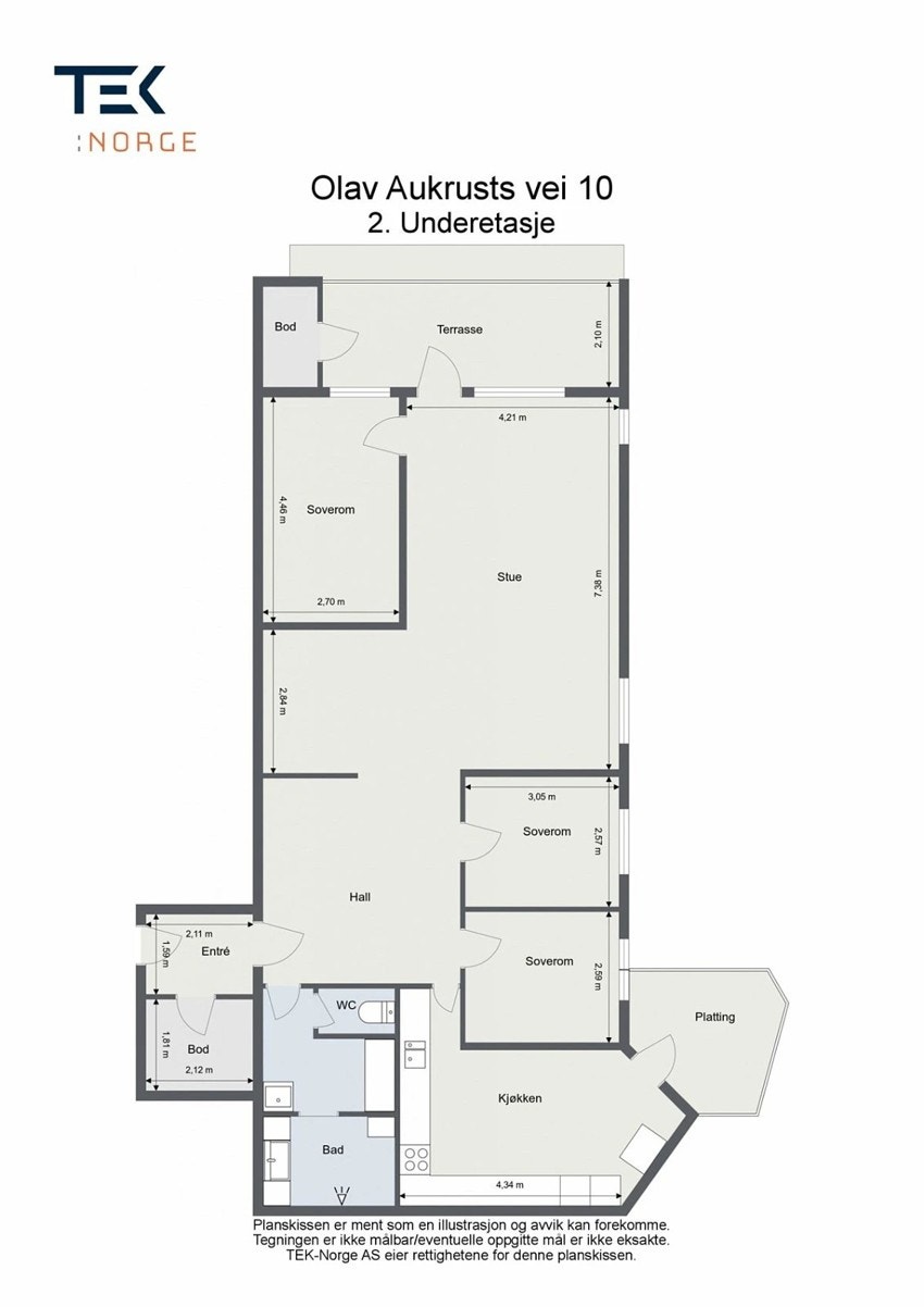 Plantegning Galleribilde