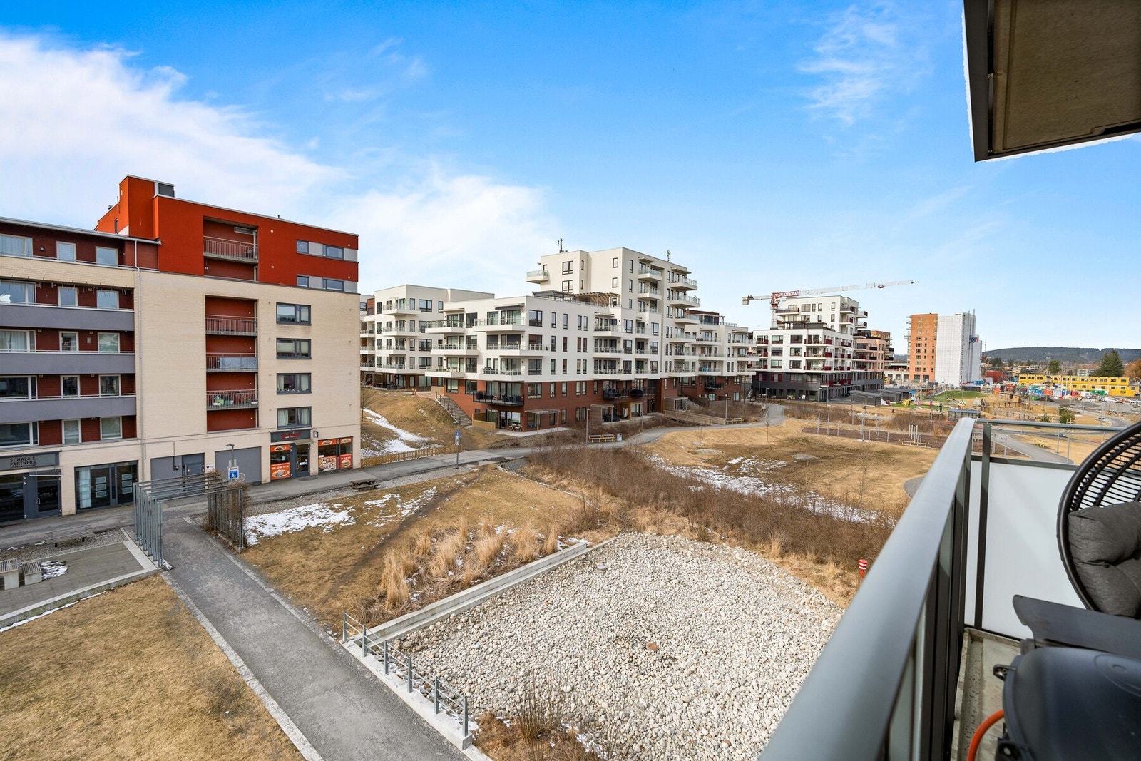 Her er det bare å glede seg til sommeren, da blir Vestparken en oase å gå tur i. Galleribilde