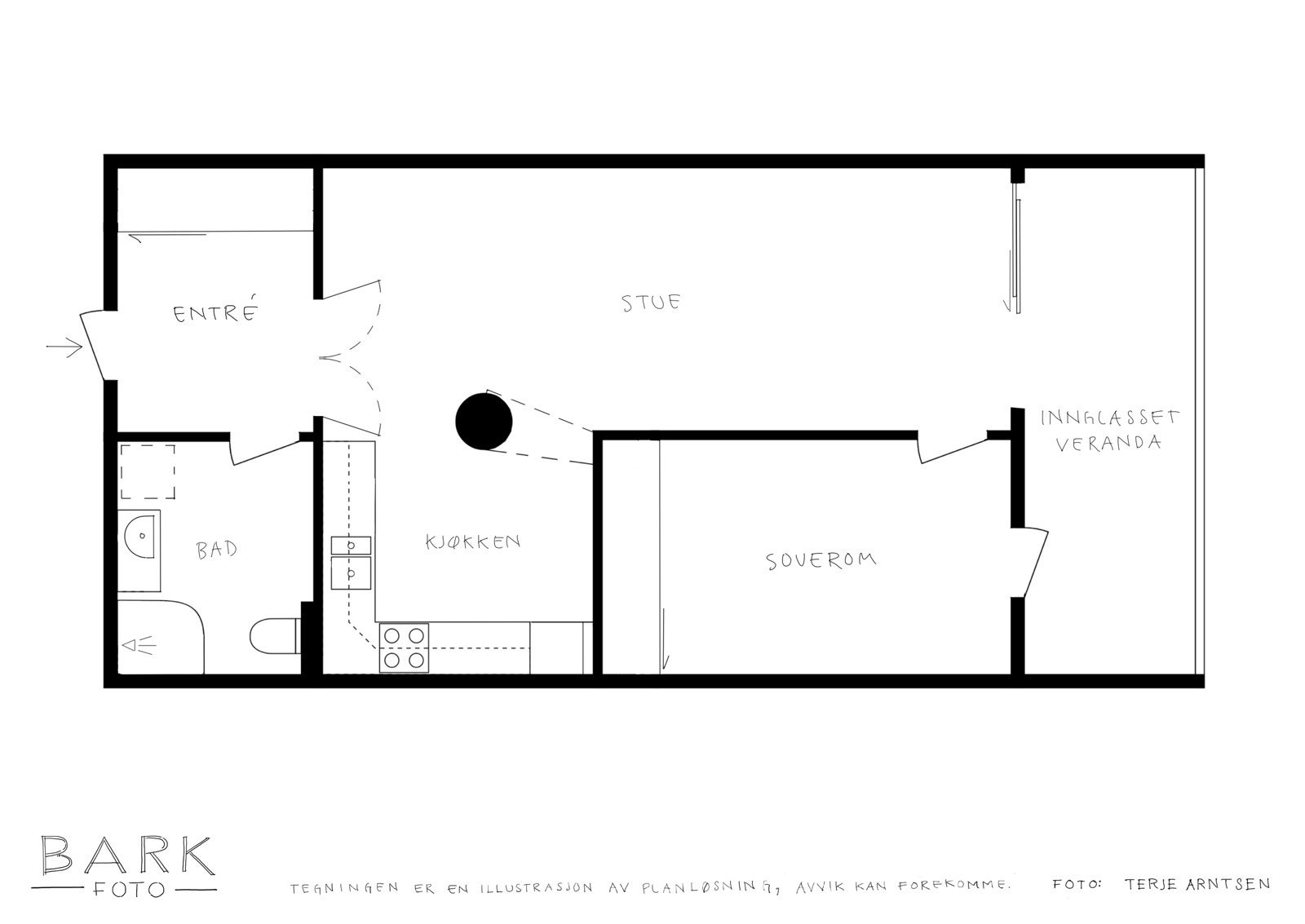 Planskisse | C. Sundts gate 57 Galleribilde