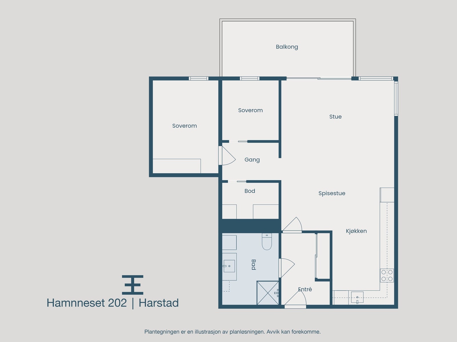 Plantegning Galleribilde