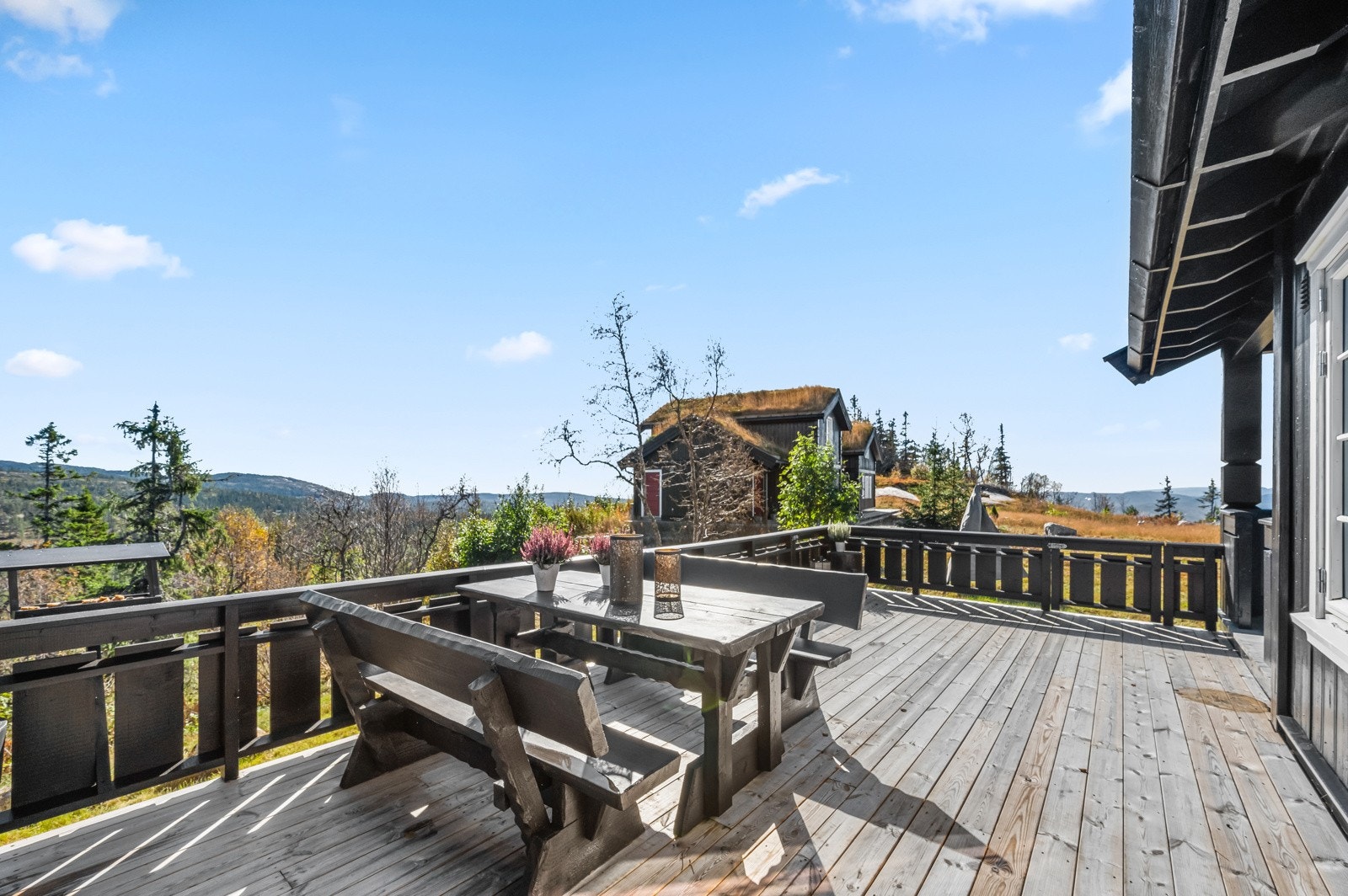 Store terrasser med sol hele dagen Galleribilde