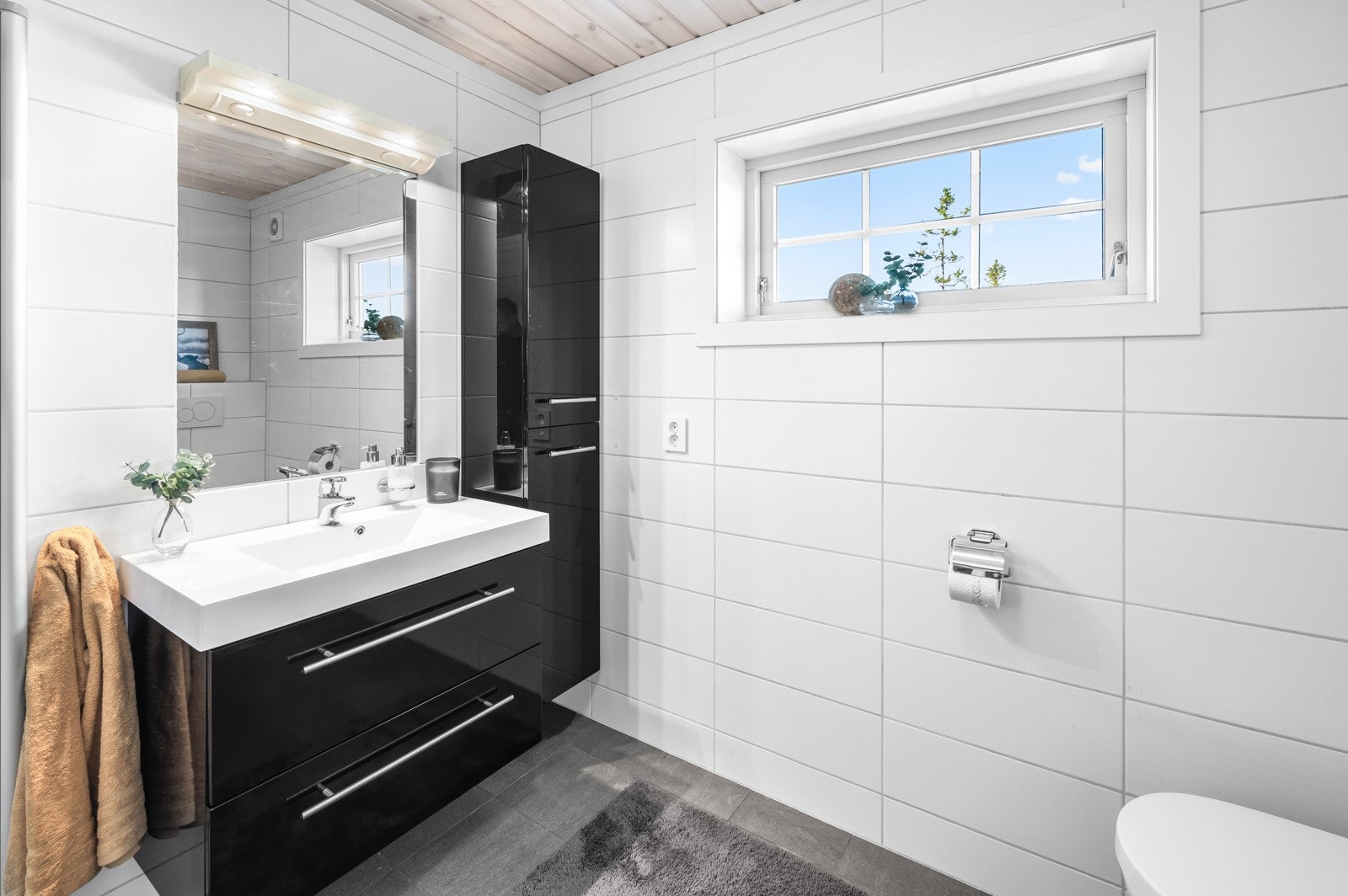 Det er totalt 3 bad i hytta Galleribilde