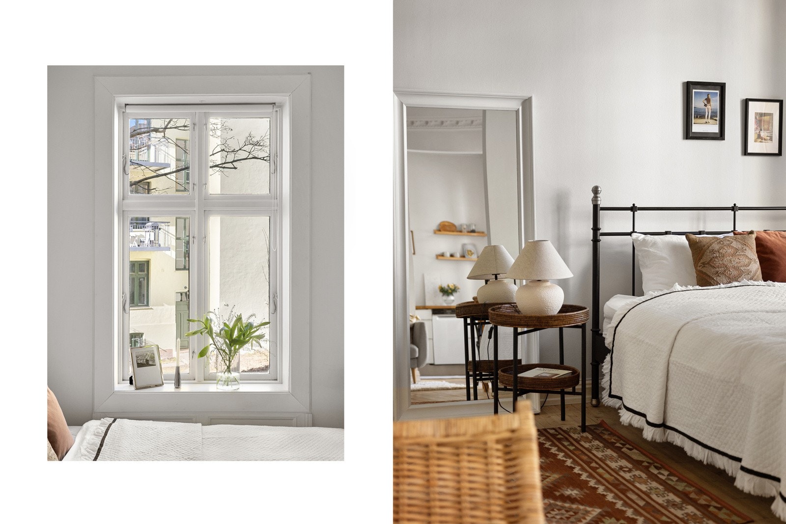 Soverommet vender mot rolig bakgård Galleribilde