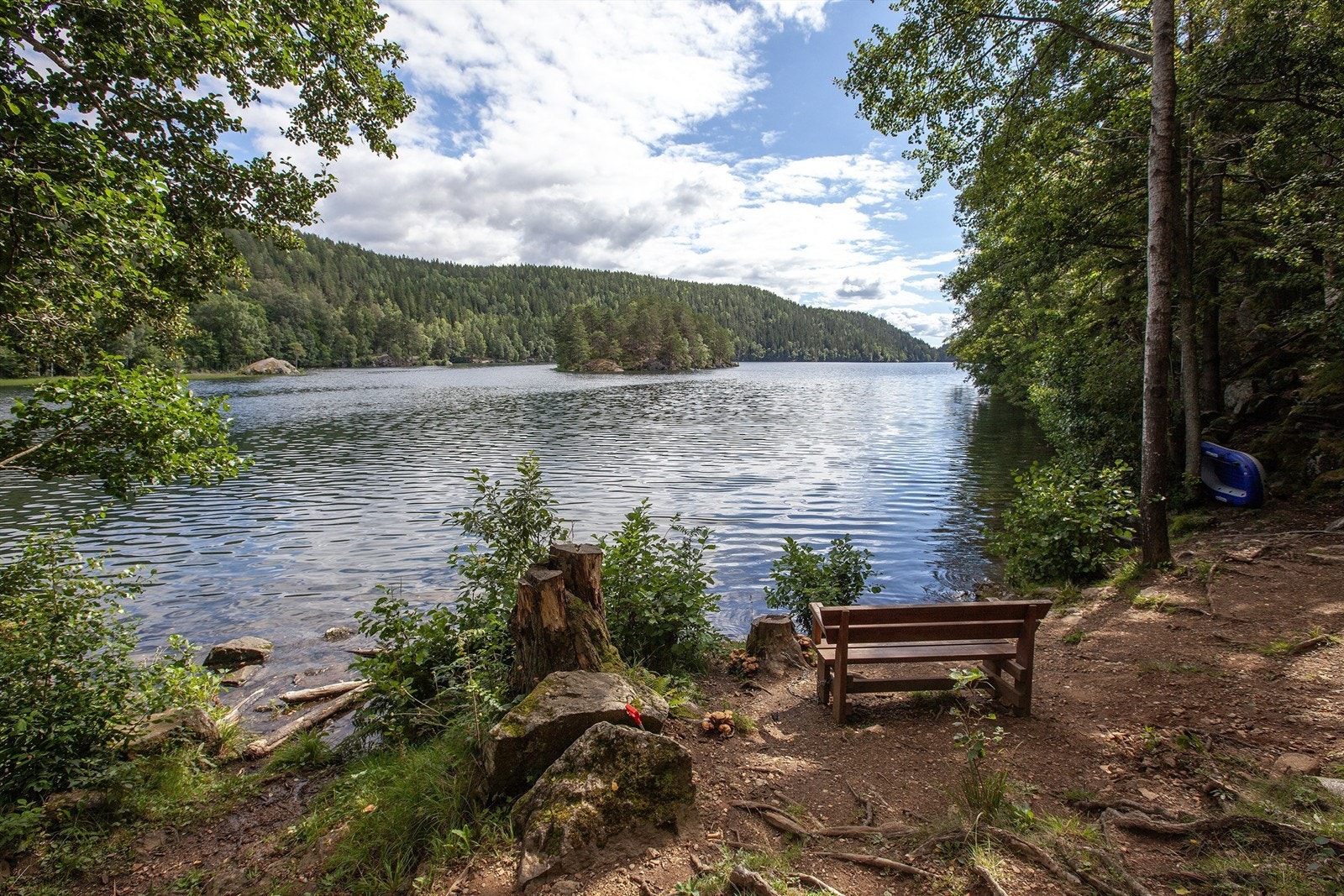 Østmarka ligger nesten i "bakgårdshagen din" med et hav av fritidsaktiviteter både sommer som vinter. Galleribilde