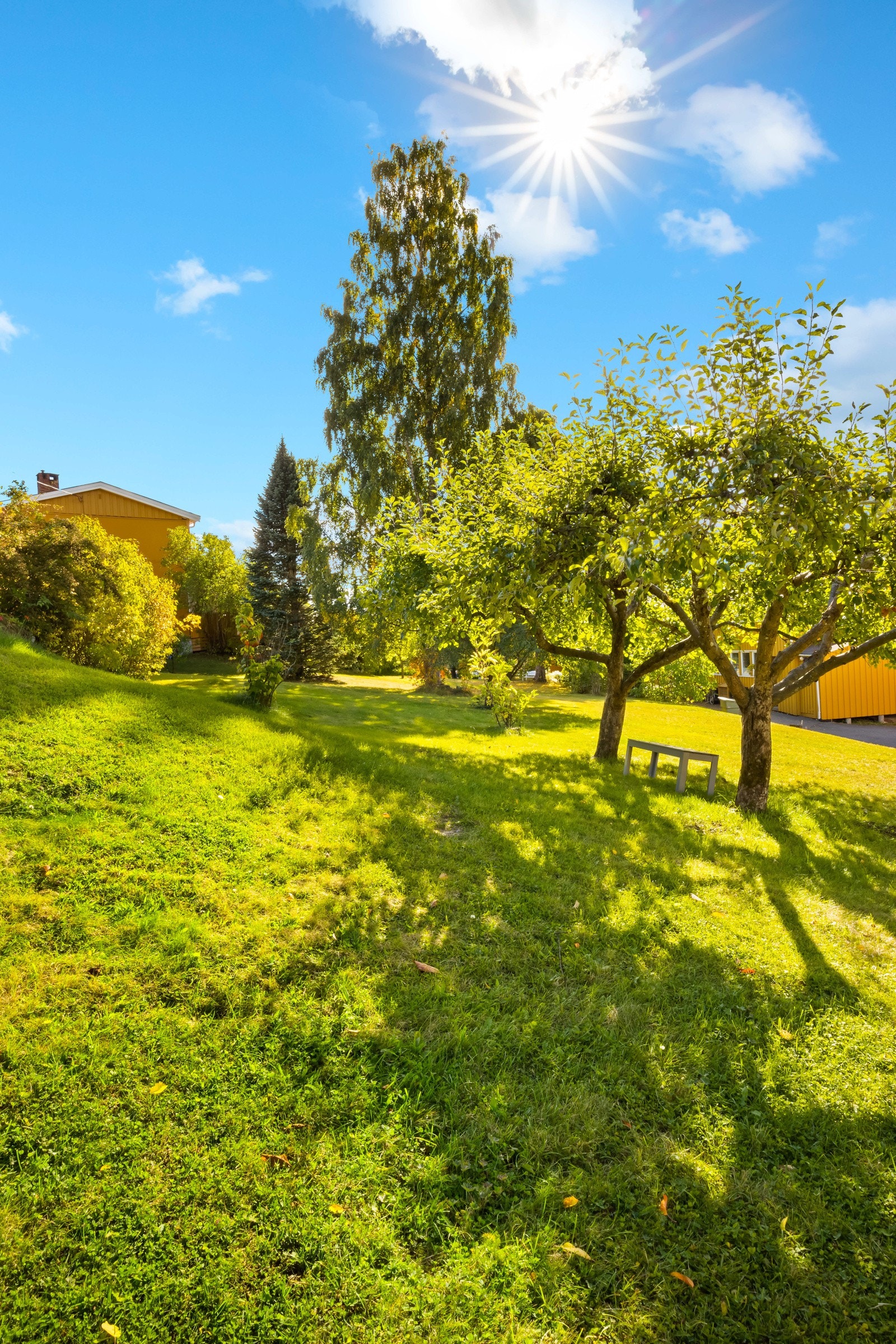 Askerjordet og Asker Hageby er et eldorado for barnefamilier - Hyggelig felles lekeplass Galleribilde