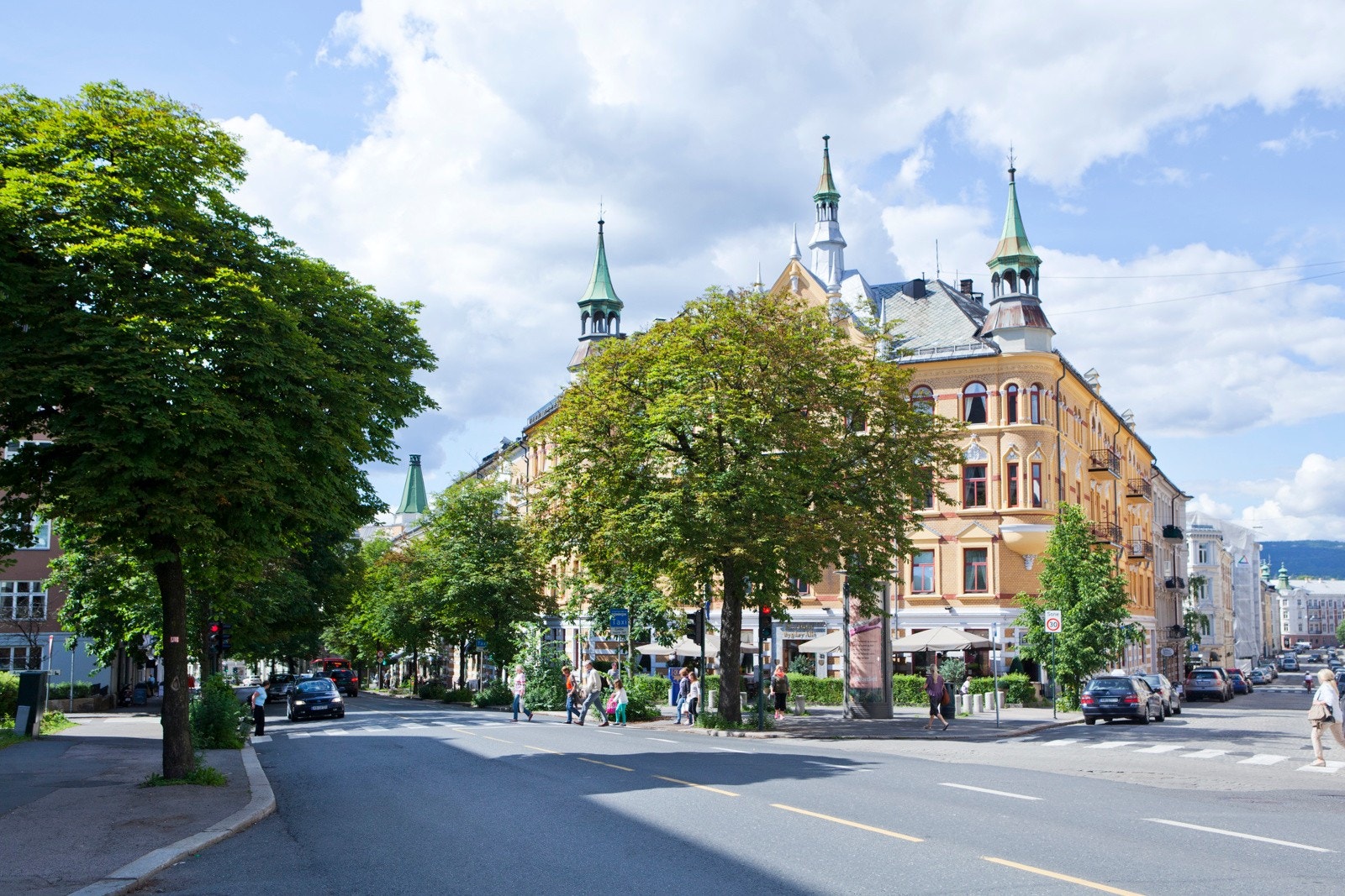 Et vakkert nabolagt kjent for flotte, klassiske bygårder. Galleribilde