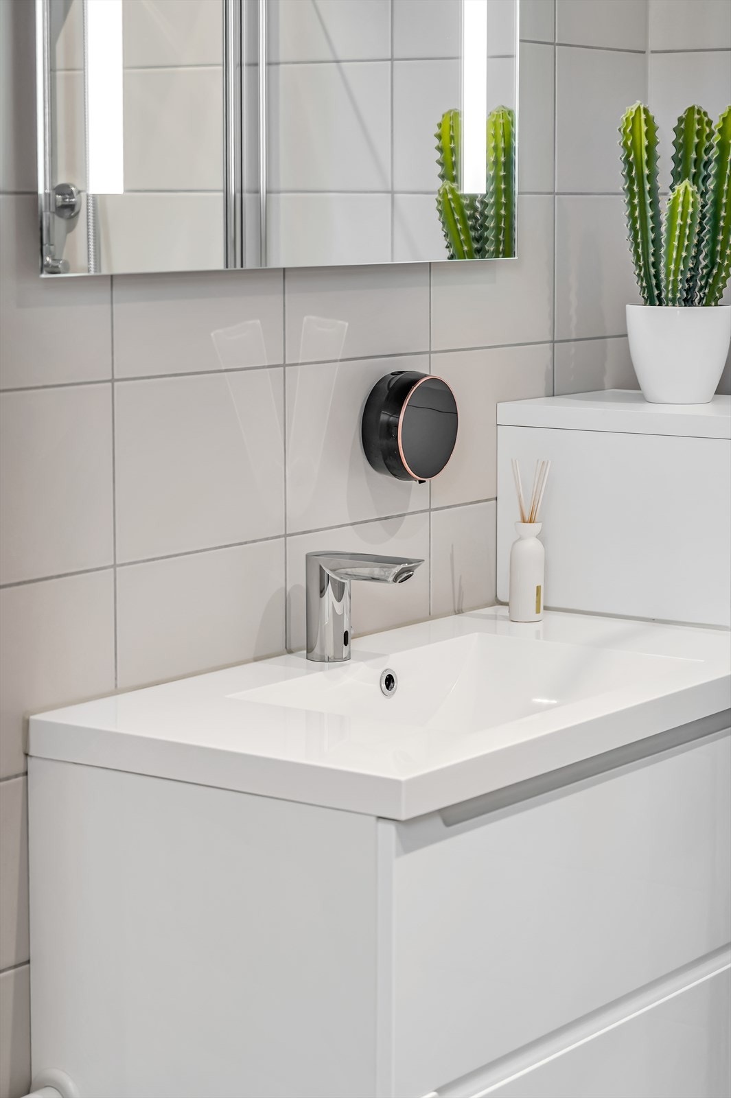 Baderomskran har blitt oppgradert i 2022. Galleribilde