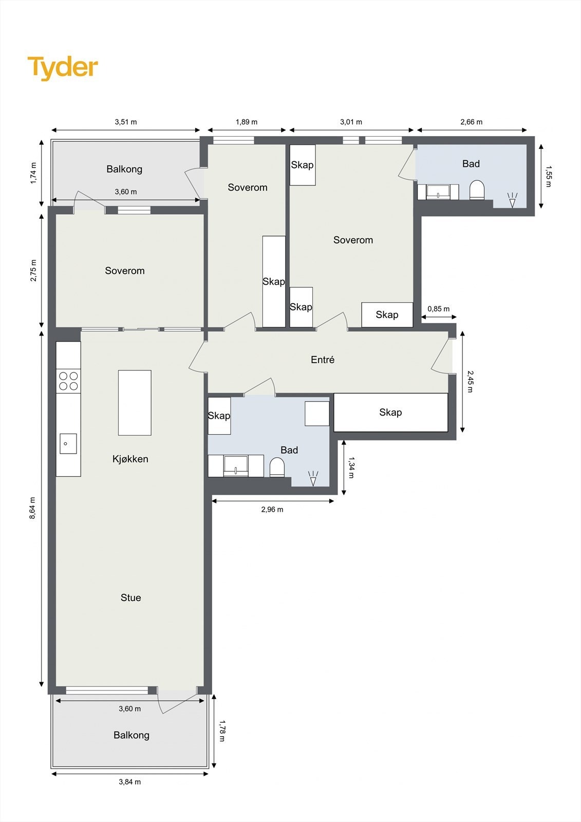 - Det medfølger en kjellerbod på ca. 6 m² og det mulighet for kjøp av garasjeplass - Galleribilde