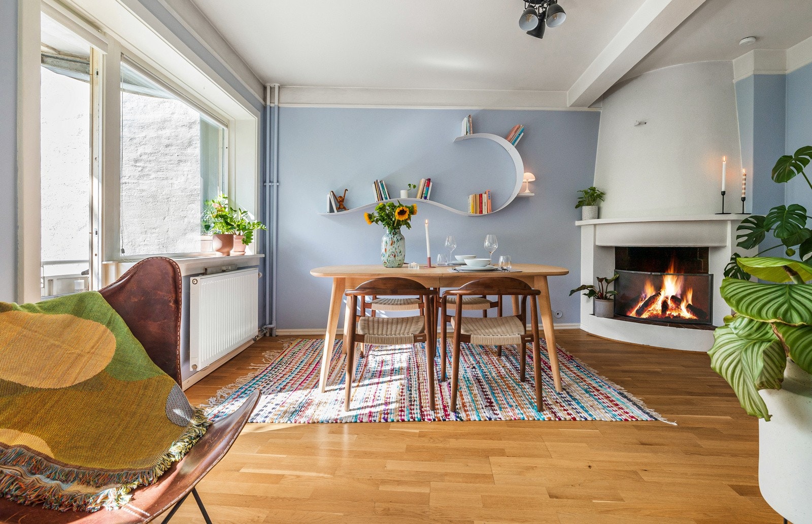 En peisovn setter prikken over i-en og skaper hygge Galleribilde