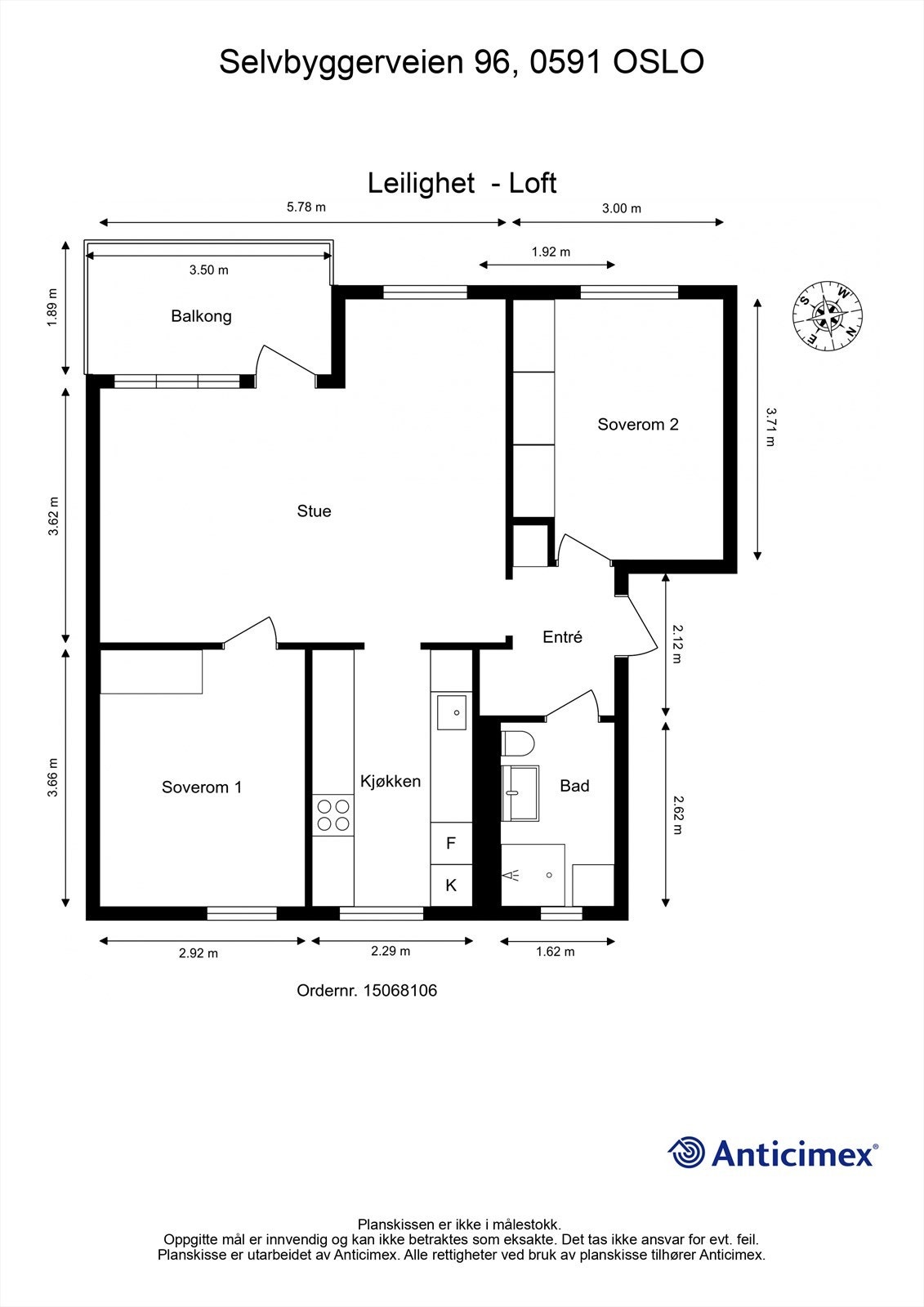 Plantegning Galleribilde