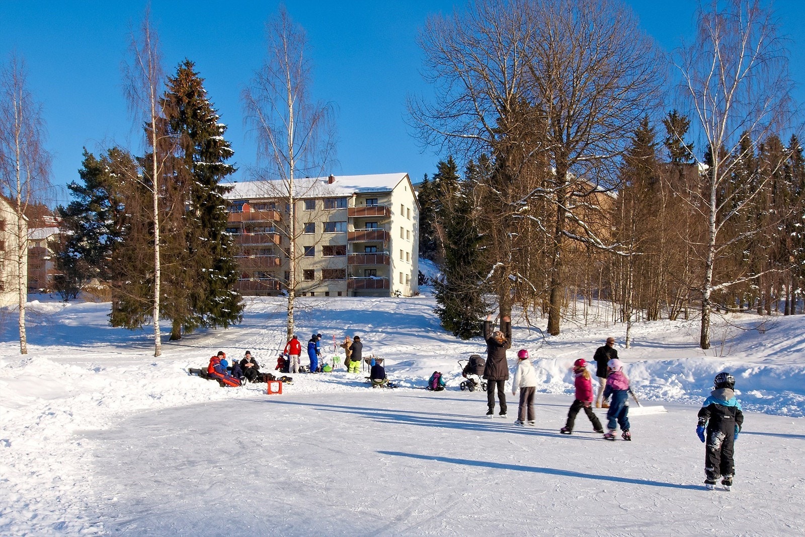 Skøytebane på Tonsenhagen Galleribilde