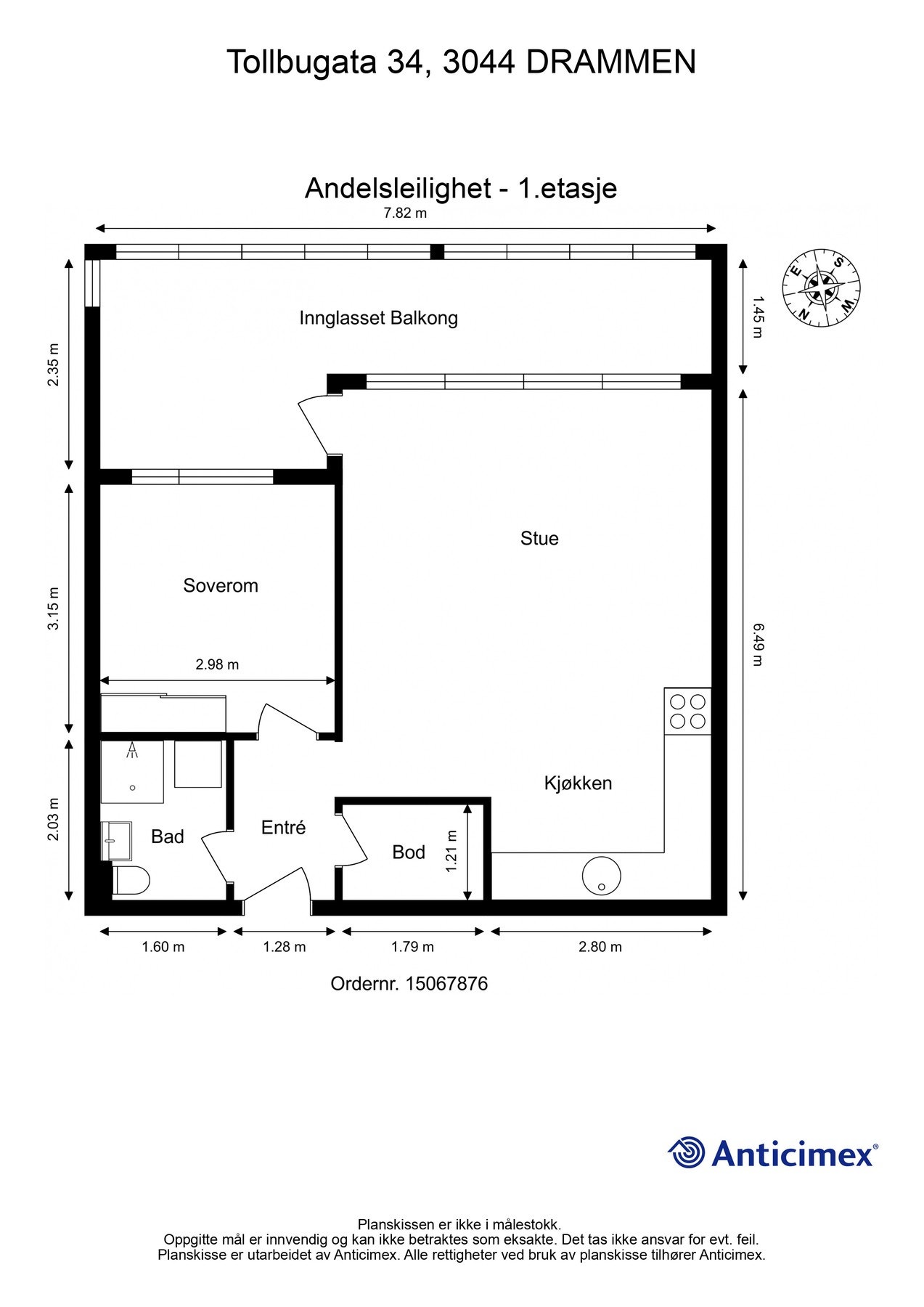 Plantegning Galleribilde