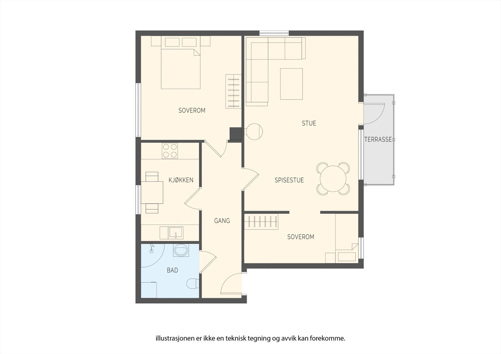 Plantegning. Galleribilde