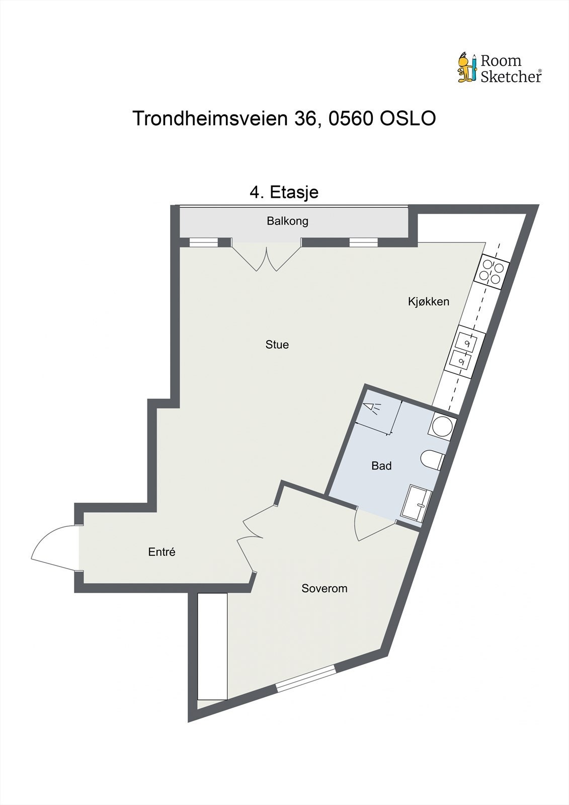 Planskisse Galleribilde