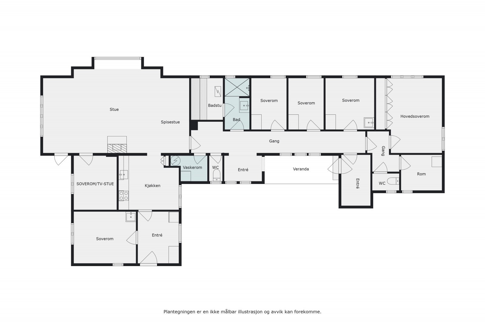 Plantegning Galleribilde
