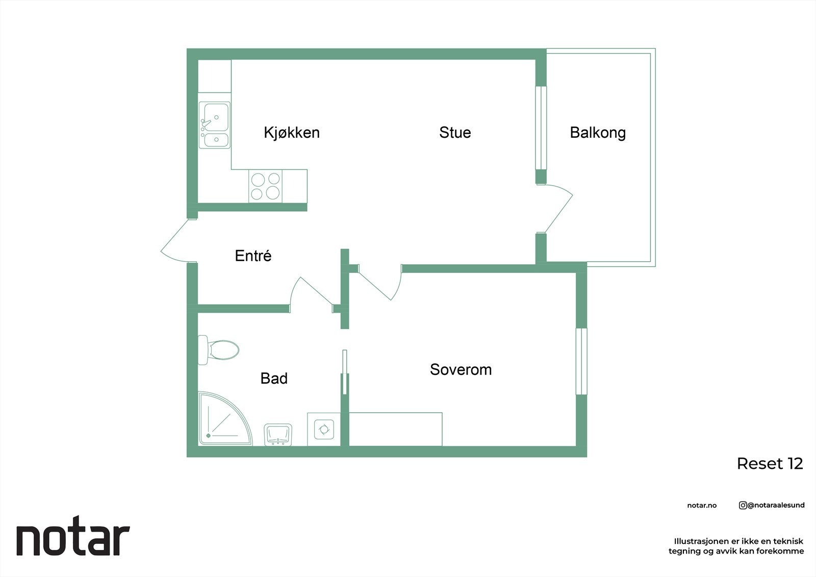 Plantegning Galleribilde