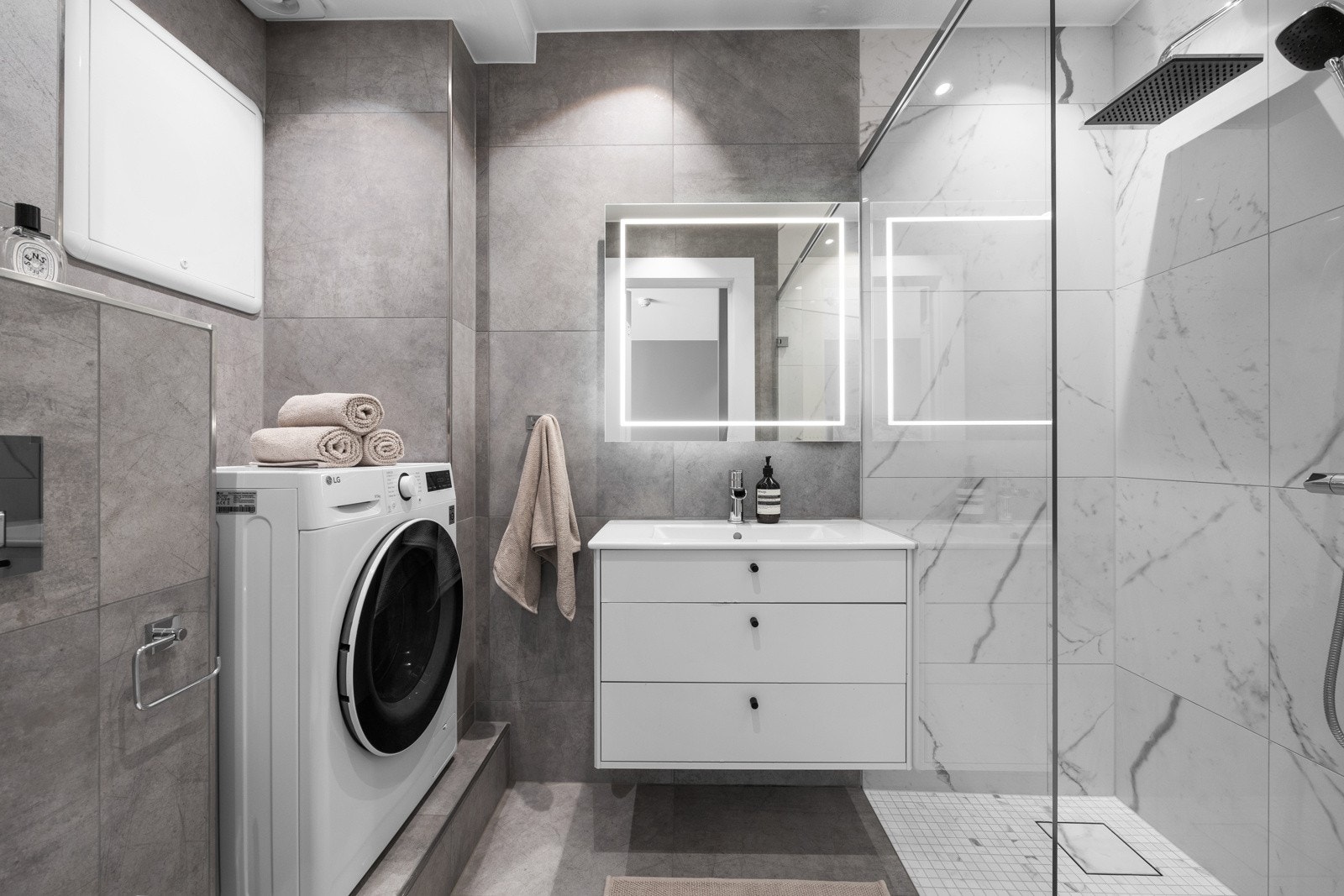 Rålekkert baderom pusset opp i 2019. Galleribilde