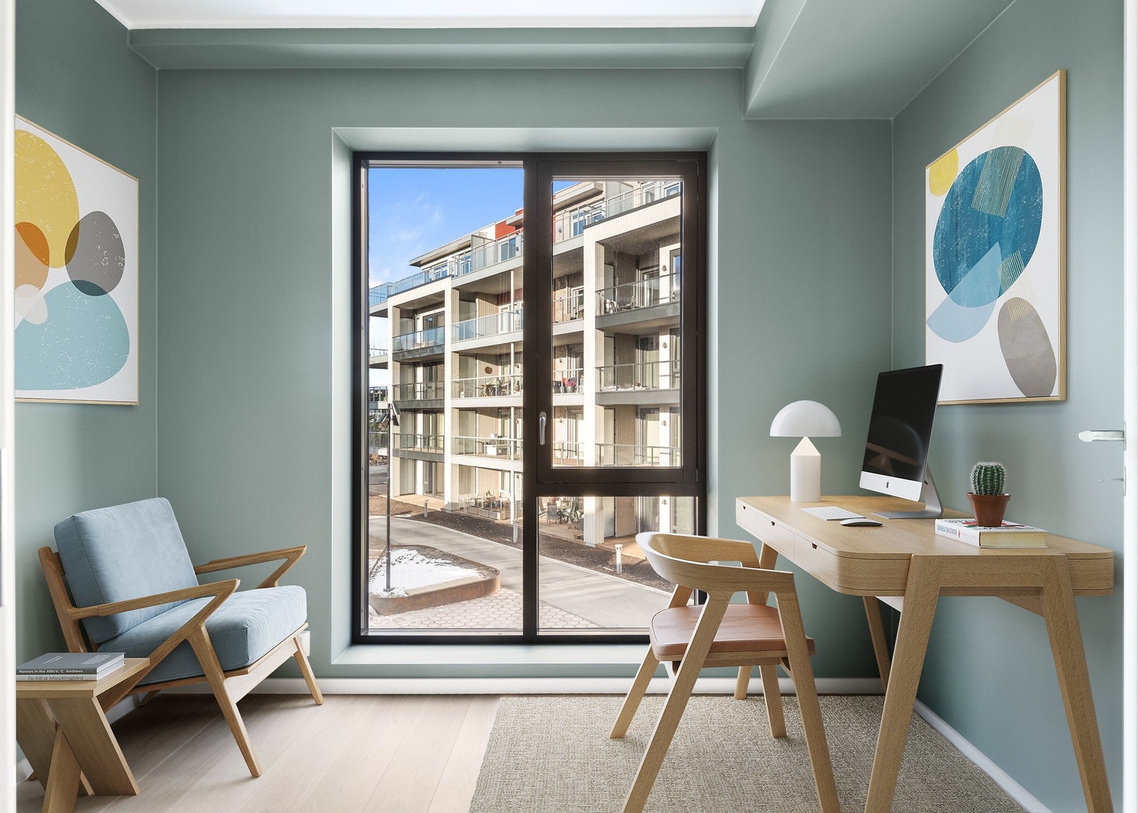 Rommene kan enkelt benyttes som soverom, kontor, hobbyrom eller som en kombinasjon av nevnte bruksområder. Galleribilde