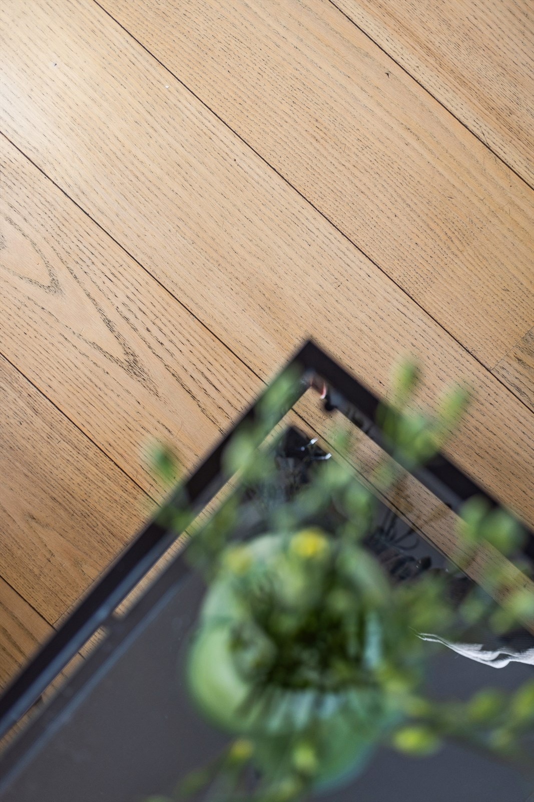 Lekker 1-stavs eikeparkett på gulvet Galleribilde