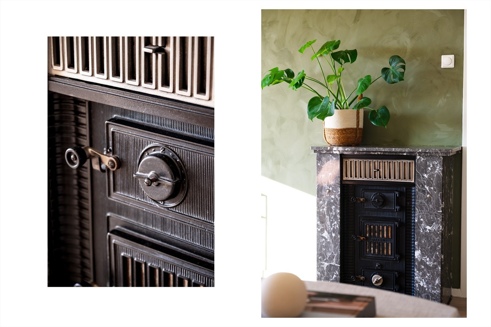 Ildsted med et eget særpreg som gjør det lille ekstra i stuen. Galleribilde