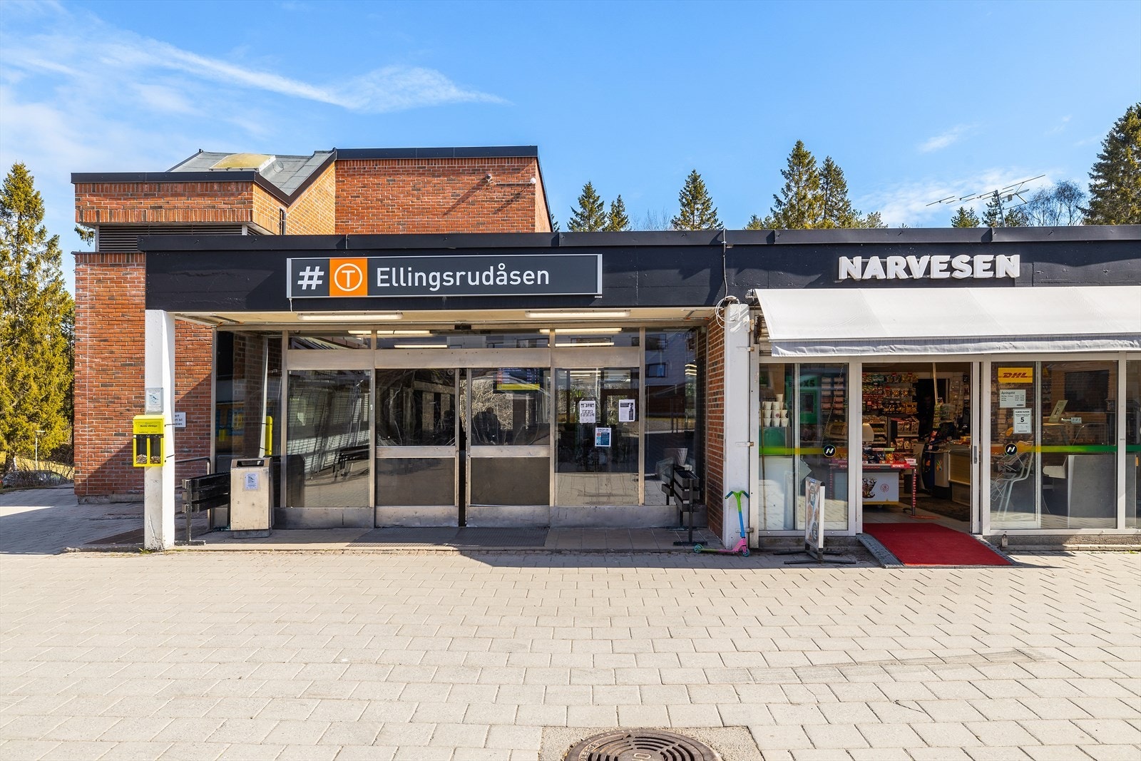 Kort vei til Ellingsrud T-bane og bussholdeplass. Galleribilde