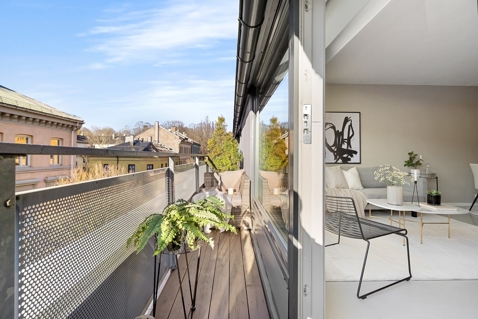 Balkong på ca. 7 kvm Galleribilde