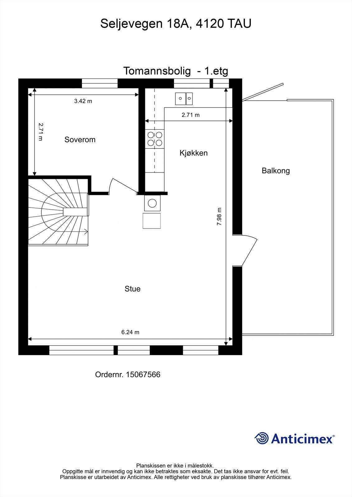 Plantegning 1.etasje. Galleribilde